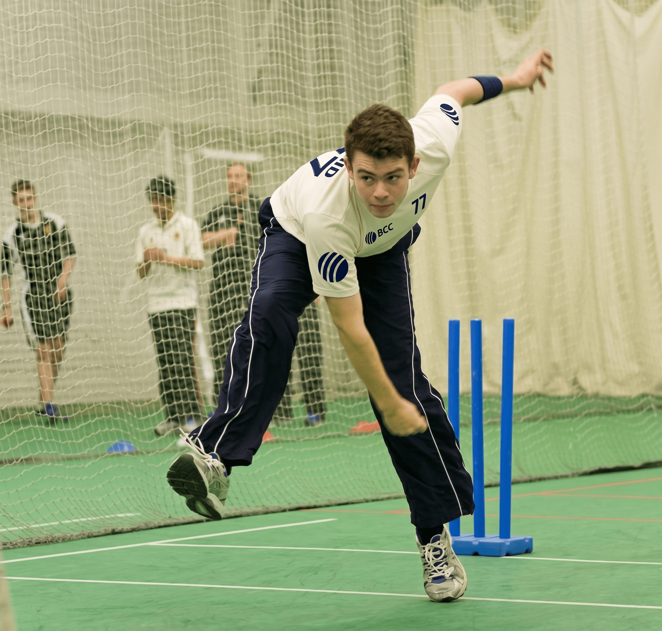 Group of players of all ages enjoying cricket training at BCC Brisbane