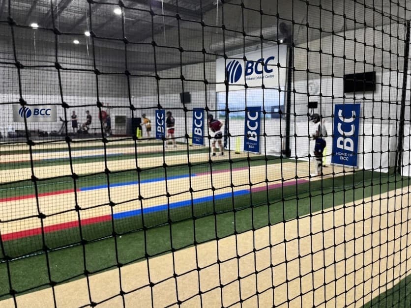 Cricket coaching session